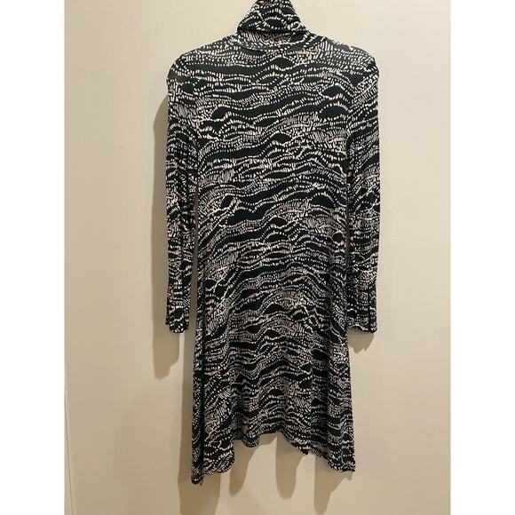 ANTHROPOLOGIE Maeve Turtleneck Dress XS Asymmetrical Comfy Stretch Whimsigoth - Picture 6 of 7
